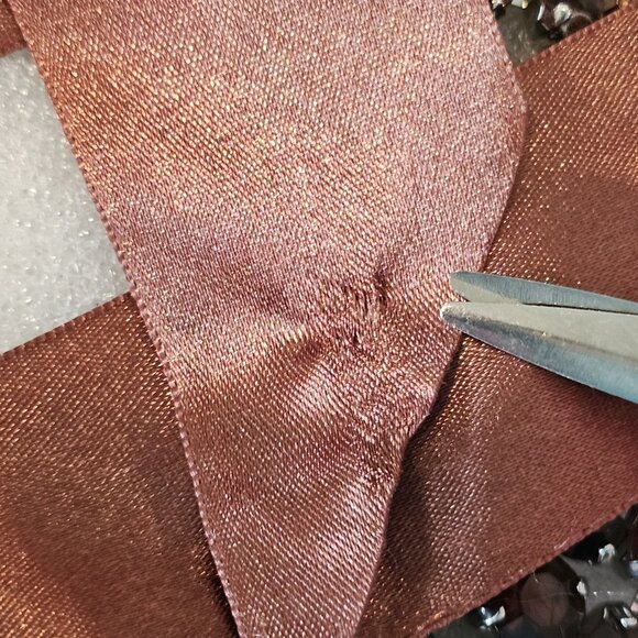 Y2K Retro Brown Rhinestone Waist Belt Multi-row Satin Tie‎ Bow Sz L XL 1X 2X - Picture 12 of 12